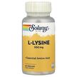 Фото використання Solaray, L-Lysine 500 mg, L-Лізин 500 мг, 60 капсул