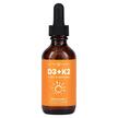 Фото використання D3 + K2 Liquid Drops Unflavored, Вітаміни D3 K2, 60 мл