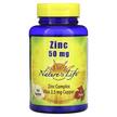 Фото використання Natures Life, Zinc 50 mg, Цинк, 250 таблеток