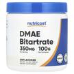 Фото використання Nutricost, DMAE Bitartrate Unflavored, Диметиламіноетанол, 100 г