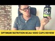 Відео огляд на Optimum Nutrition, BCAA 1000 mg, БЦАА 1000 мг, 60 капсул