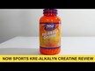 Відео огляд на NOW, Kre-Alkalyn Creatine, Лужний Креатин, 120 капсул