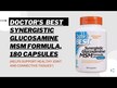 Відео огляд на Synergistic Glucosamine MSM, Глюкозамін МСМ, 180 капсули