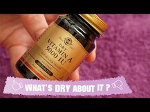 Сухой Витамин А 5000 МЕ, Dry Vitamin A 1500 mcg, 100 таблеток