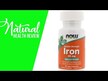 Відео огляд на NOW, Double Strength Iron 36 mg, Залізо 36 мг, 90 капсул