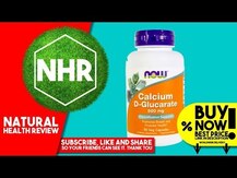 NOW, Кальций D-Глюкарат, Calcium D-Glucarate 500 mg, 90 капсул