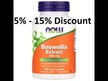 Відео огляд на NOW, Boswellia Extract 500 mg, Босвелія, 90 капсул