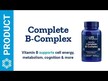 Видео обзор на Комплекс витаминов B, BioActive Complete B-Complex, 60 капсул
